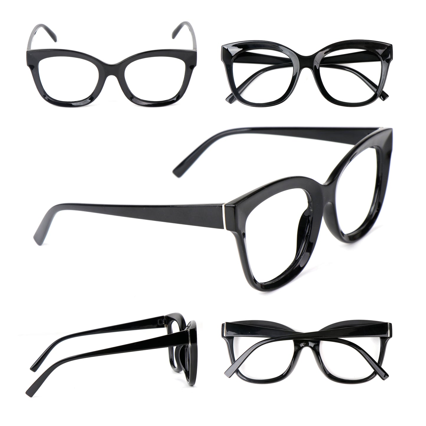 Cat Eye Funky Oversized Reading Glasses Womans Concave Frame in 4 Colours +1.0 +1.5 +2.0 +2.5 +3.0 +3.5 Stainless Steel Hinges Scratch Resistant Lenses DX97