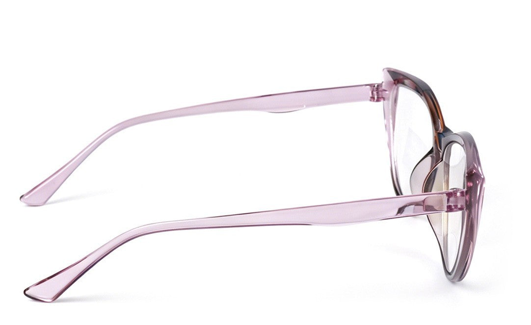Photochromic Transitional Nearsighted Sun Myopia Glasses Cat Eye Womans DX9637