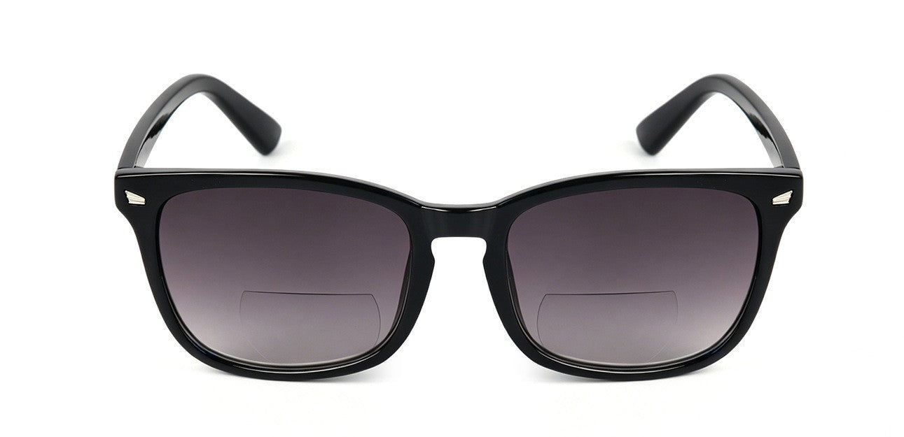 Bifocal Sunreader Glasses Men Women Anti Blue Light Metal Hinges L341‑ABL