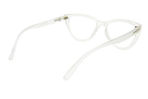 Cat Eye Reading Glasses Bling Retro Metal Hinges - Model DX64