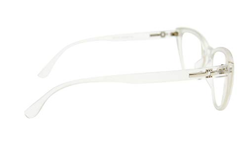 Cat Eye Reading Glasses Bling Retro Metal Hinges - Model DX64