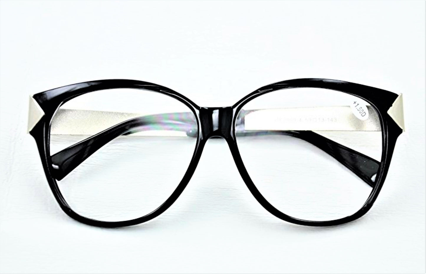 Large Frame 57mm x 55mm Metal & Acetate Retro Eyeglasses - Model GF122