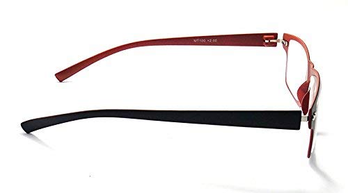 MT100 Super-Slim Metal Hinged Reading Glasses - Model MT100