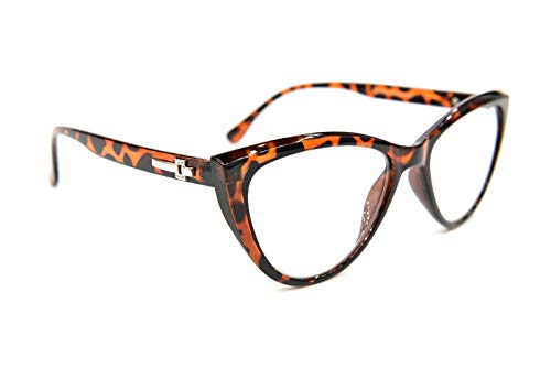 Cat Eye Reading Glasses Bling Retro Metal Hinges - Model DX64