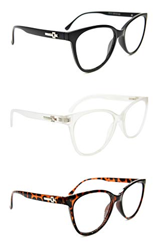 Cat Eye Oversized Reading Glasses 1950/60s Metal Hinges - Model DX61