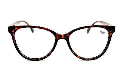 Cat Eye Oversized Reading Glasses 1950/60s Metal Hinges - Model DX61