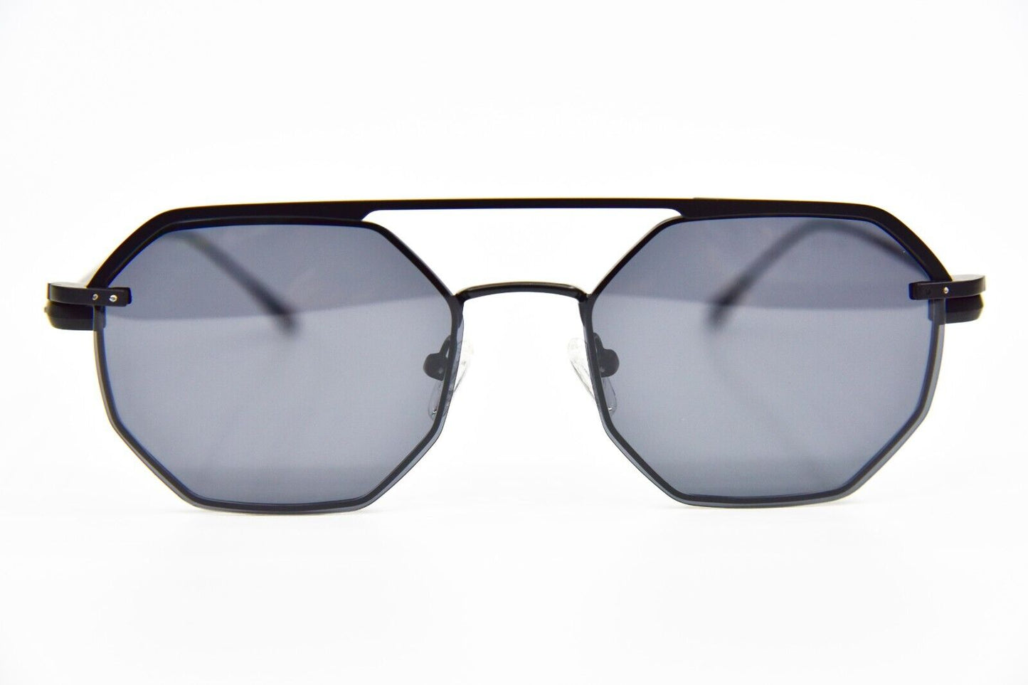 Pure Titanium Eyeglasses 2 in 1 with Magnetic Sunglasses UV400 in Black DC3044