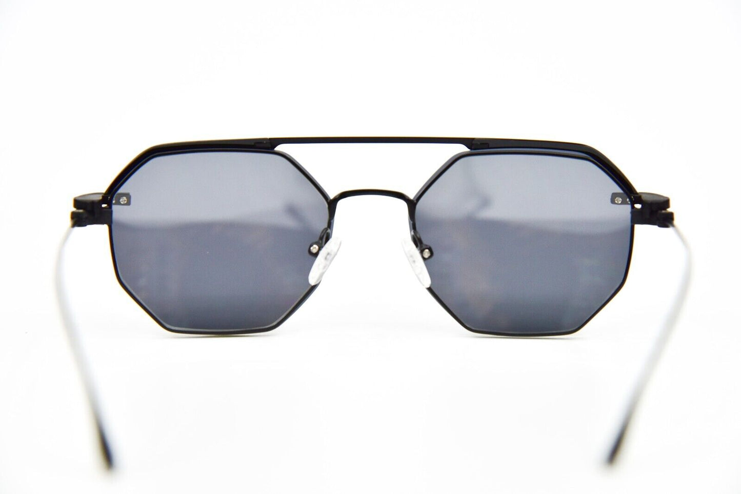 Pure Titanium Eyeglasses 2 in 1 with Magnetic Sunglasses UV400 in Black DC3044