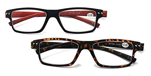 MT100 Super-Slim Metal Hinged Reading Glasses - Model MT100