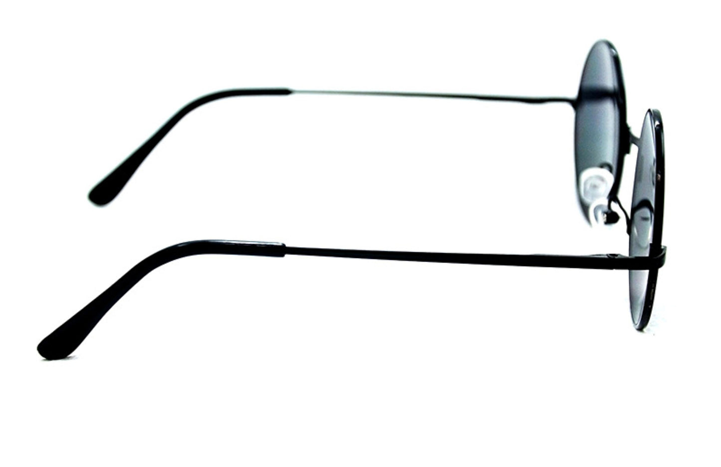 SG51 Retro Round UV400 protection Classic Sunglasses In Silver or Black Alloy Frame