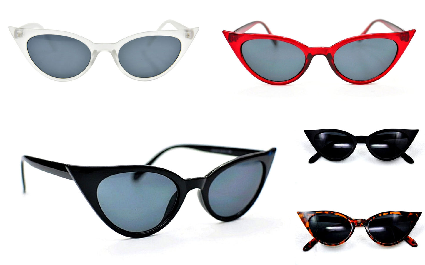 Cat Eye 1960's Sun Readers with Metal Hinges - Model SR58