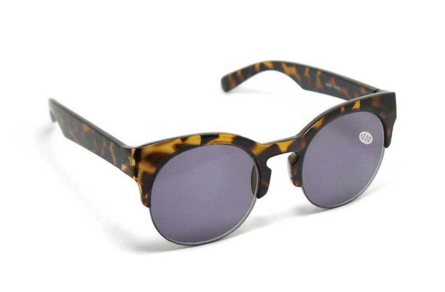 Round Half Frame Browline Sun Readers - Model SR30