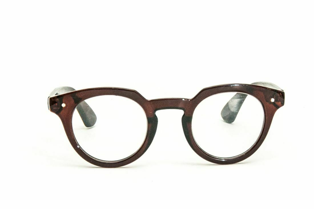 2 x PAIRS Retro Round Reading Glasses - Model TN03