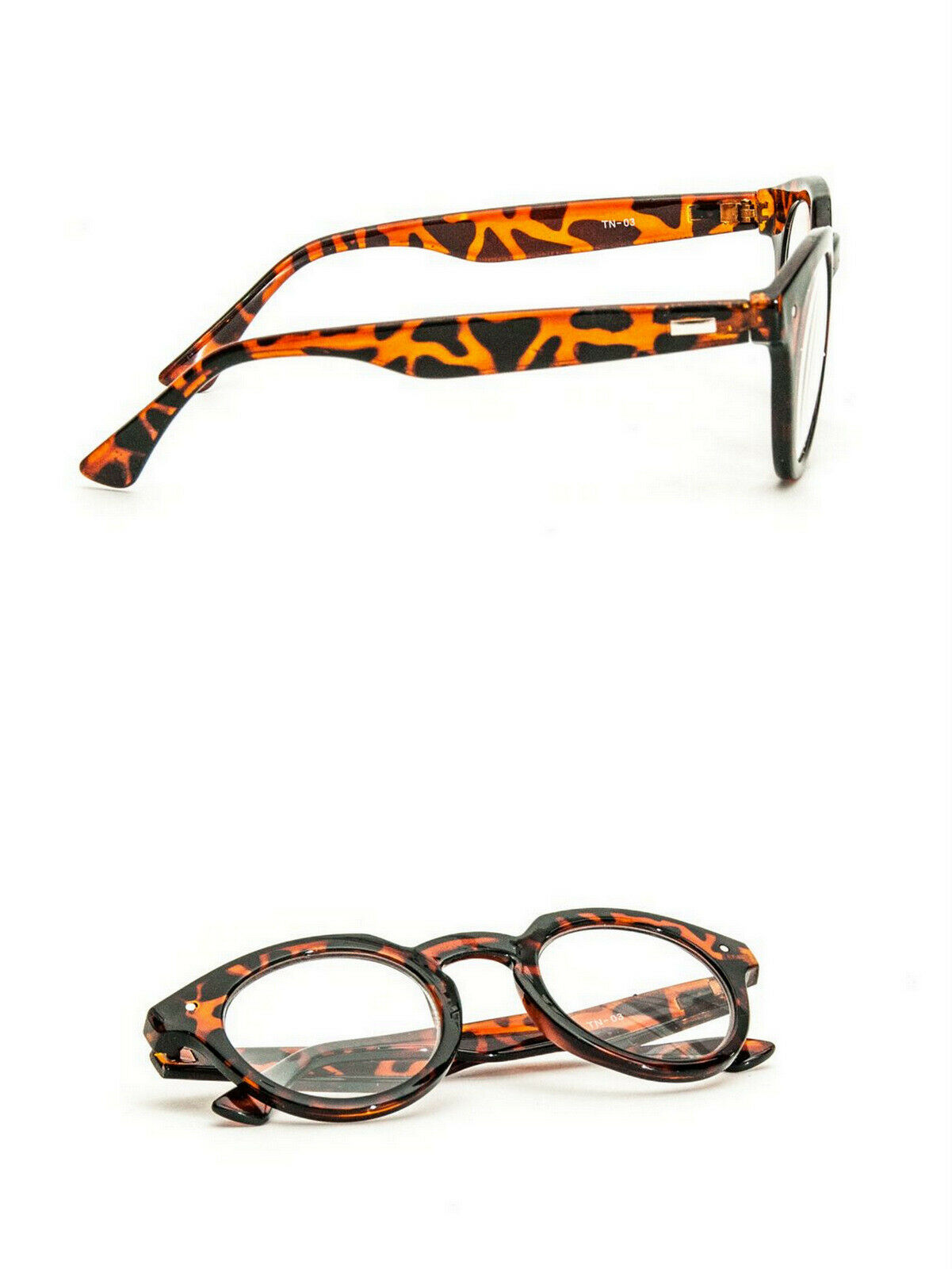 2 x PAIRS Retro Round Reading Glasses - Model TN03