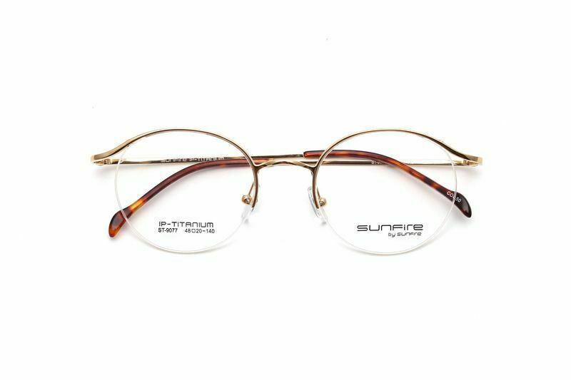 Pure Titanium Reading Glasses Scratch Resistant Resin Lenses - Model ST9077