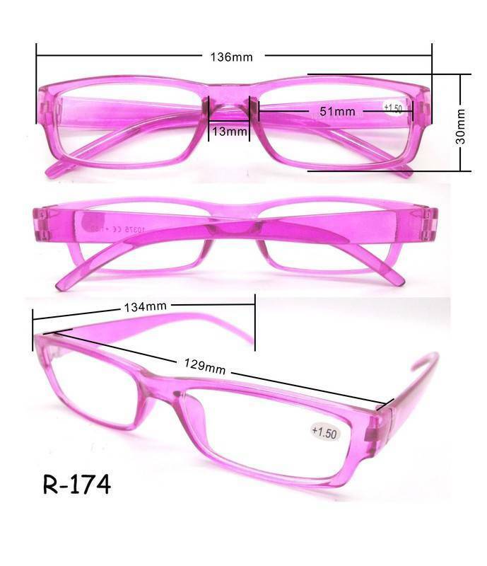 Super Lite Purple Reading Glasses - Model R174