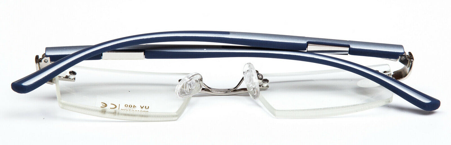 Rimless Acetate/Stainless Reading Glasses - Model DX14