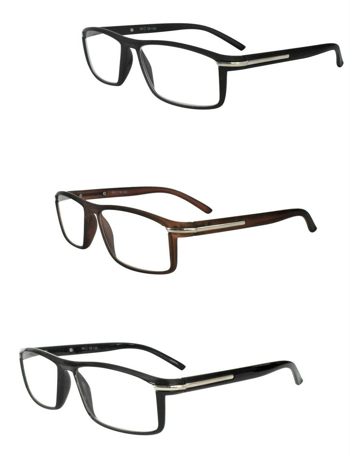 Stylish Retro Rounded Reading Glasses Concealed Curved Hinges MT36