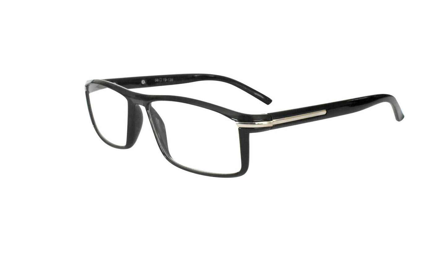Stylish Retro Rounded Reading Glasses Concealed Curved Hinges MT36