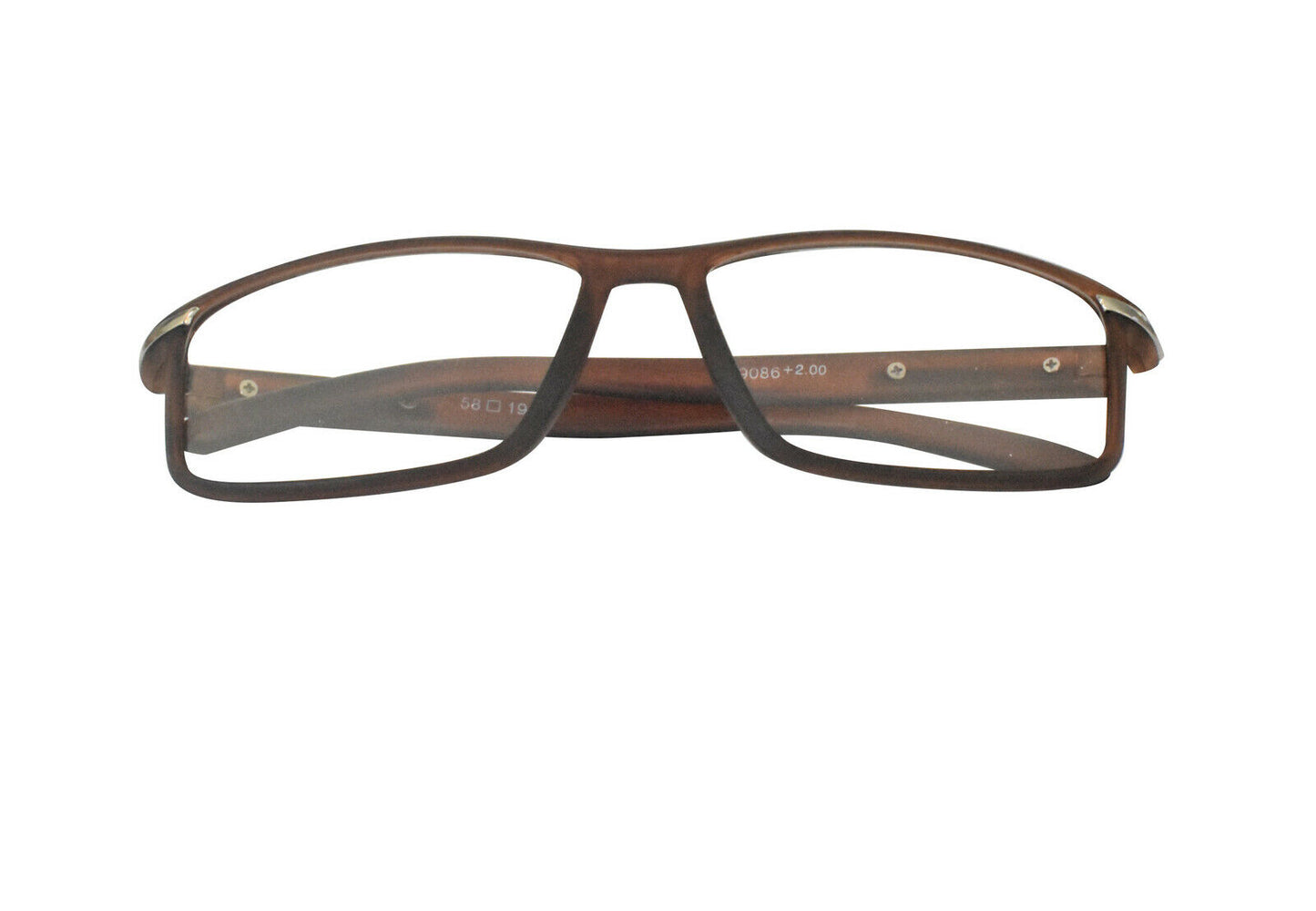 Stylish Retro Rounded Reading Glasses Concealed Curved Hinges MT36