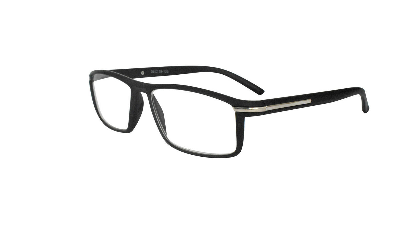 Stylish Retro Rounded Reading Glasses Concealed Curved Hinges MT36