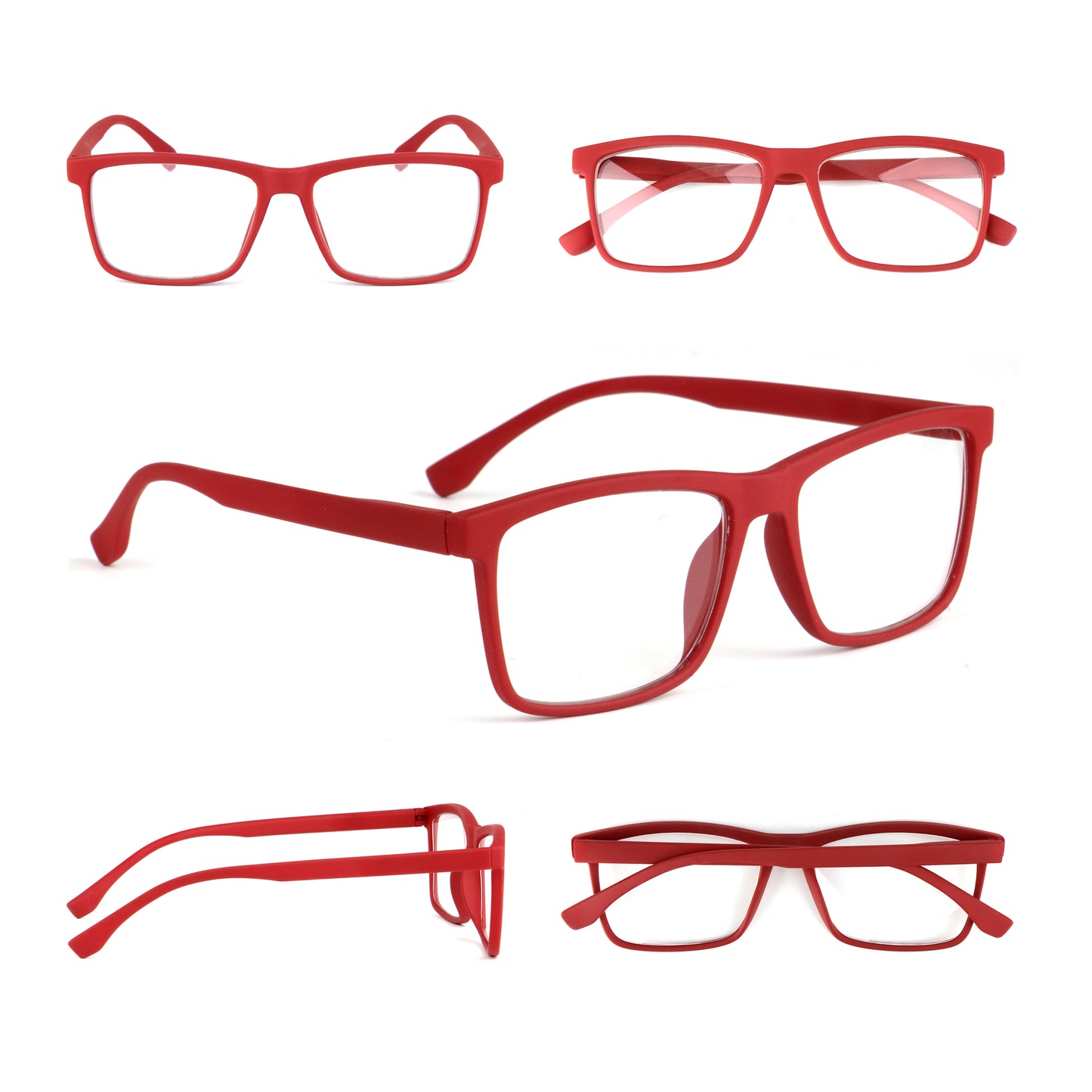 Rubber Coated Retro Men Woman's Stylish Classic Design Reading Glasses DX91