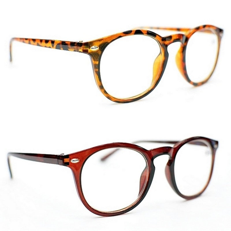 Oval Classic Reading Glasses with Spring Hinges - Model MY67