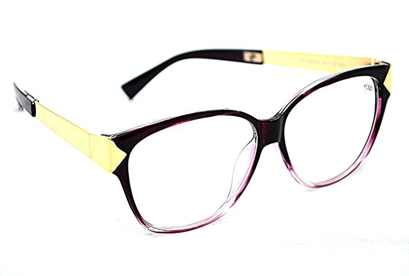 Large Frame 57mm x 55mm Metal & Acetate Retro Eyeglasses - Model GF122