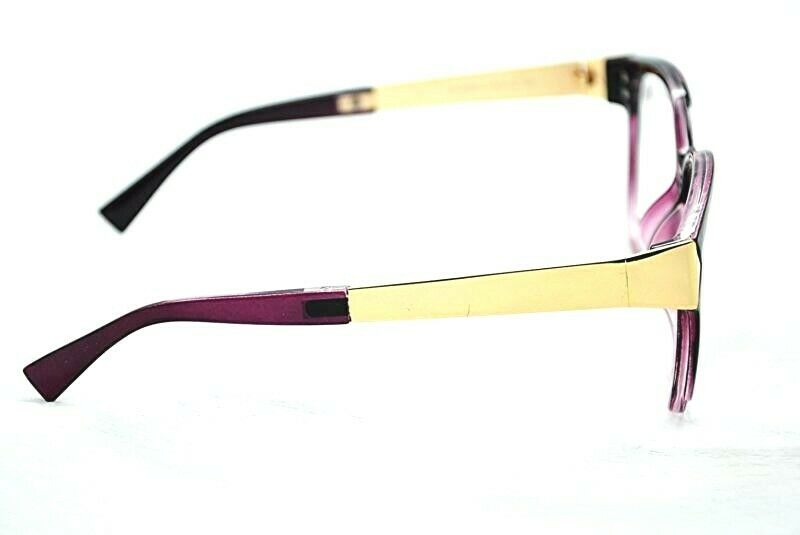 Large Frame 57mm x 55mm Metal & Acetate Retro Eyeglasses - Model GF122