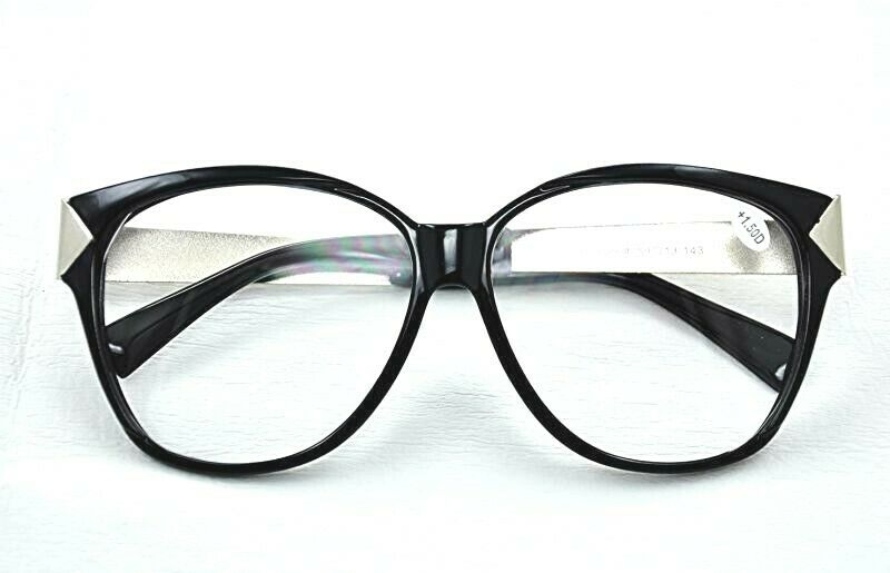 Large Frame 57mm x 55mm Metal & Acetate Retro Eyeglasses - Model GF122