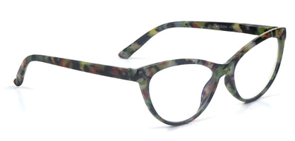Cat Eye Retro Flower Design Reading Glasses Womans with Spring Hinges DX101