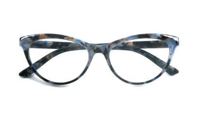 Cat Eye Retro Flower Design Reading Glasses Womans with Spring Hinges DX101