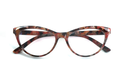 Cat Eye Retro Flower Design Reading Glasses Womans with Spring Hinges DX101