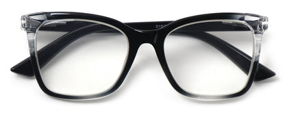 Colourful Oversized Retro Reading Glasses Unisex Spring Hinges 6 Colours 002