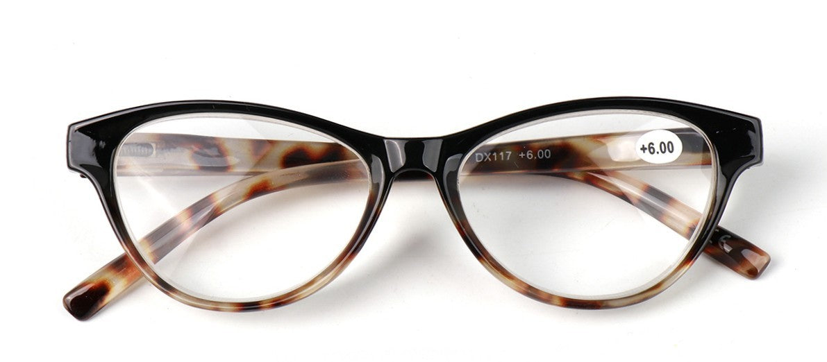 Very High Power Cat Eye Retro Reading Glasses +4.5+5.0+5.5+6.0+6.5+7.0 DX117