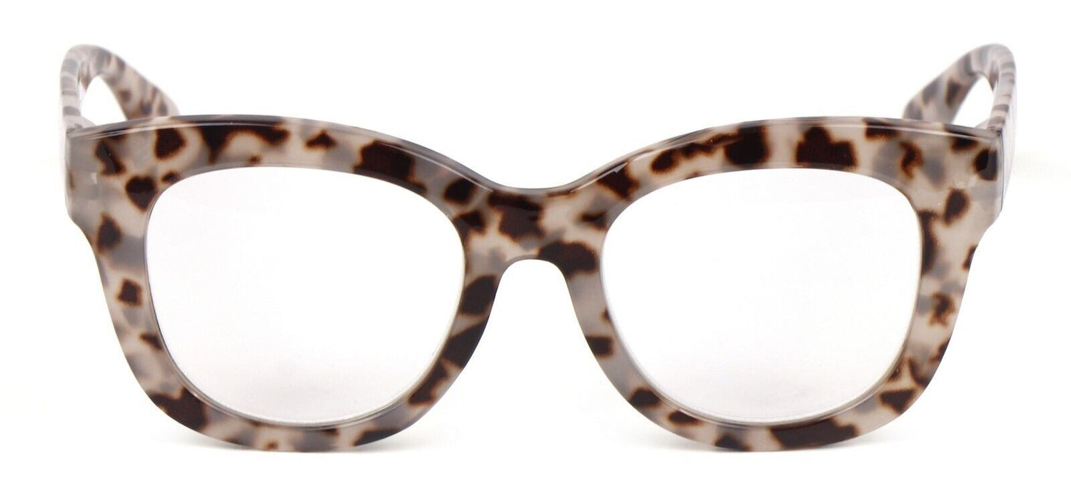 Oval Stylish Broad Framed Retro Reading Glasses Mens Womans Spring Hinges 2534