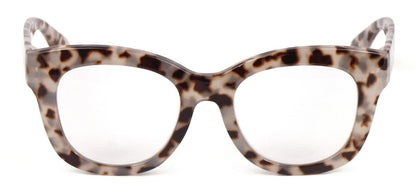 Oval Stylish Broad Framed Retro Reading Glasses Mens Womans Spring Hinges 2534