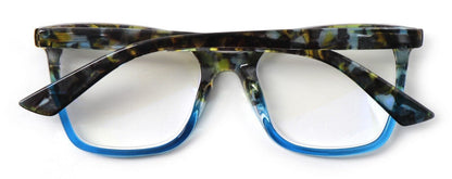 Colourful Oversized Retro Reading Glasses Unisex Spring Hinges 6 Colours 002