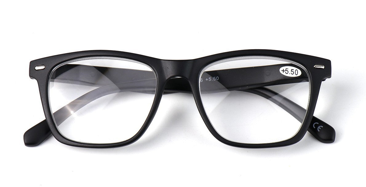 High Power Oval  Retro Reading Glasses Unisex+4.5+5.0+5.5+6.0+6.5+7.0 DX116
