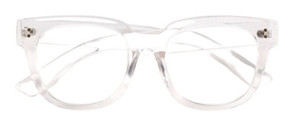 Fashion Oval Reading Glasses Anti Blue Light Retro Unisex Metal Hinges 2128