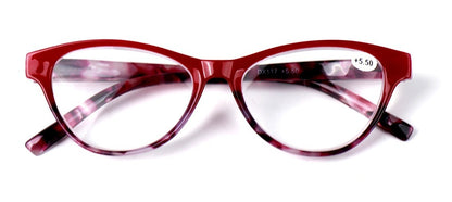Very High Power Cat Eye Retro Reading Glasses +4.5+5.0+5.5+6.0+6.5+7.0 DX117