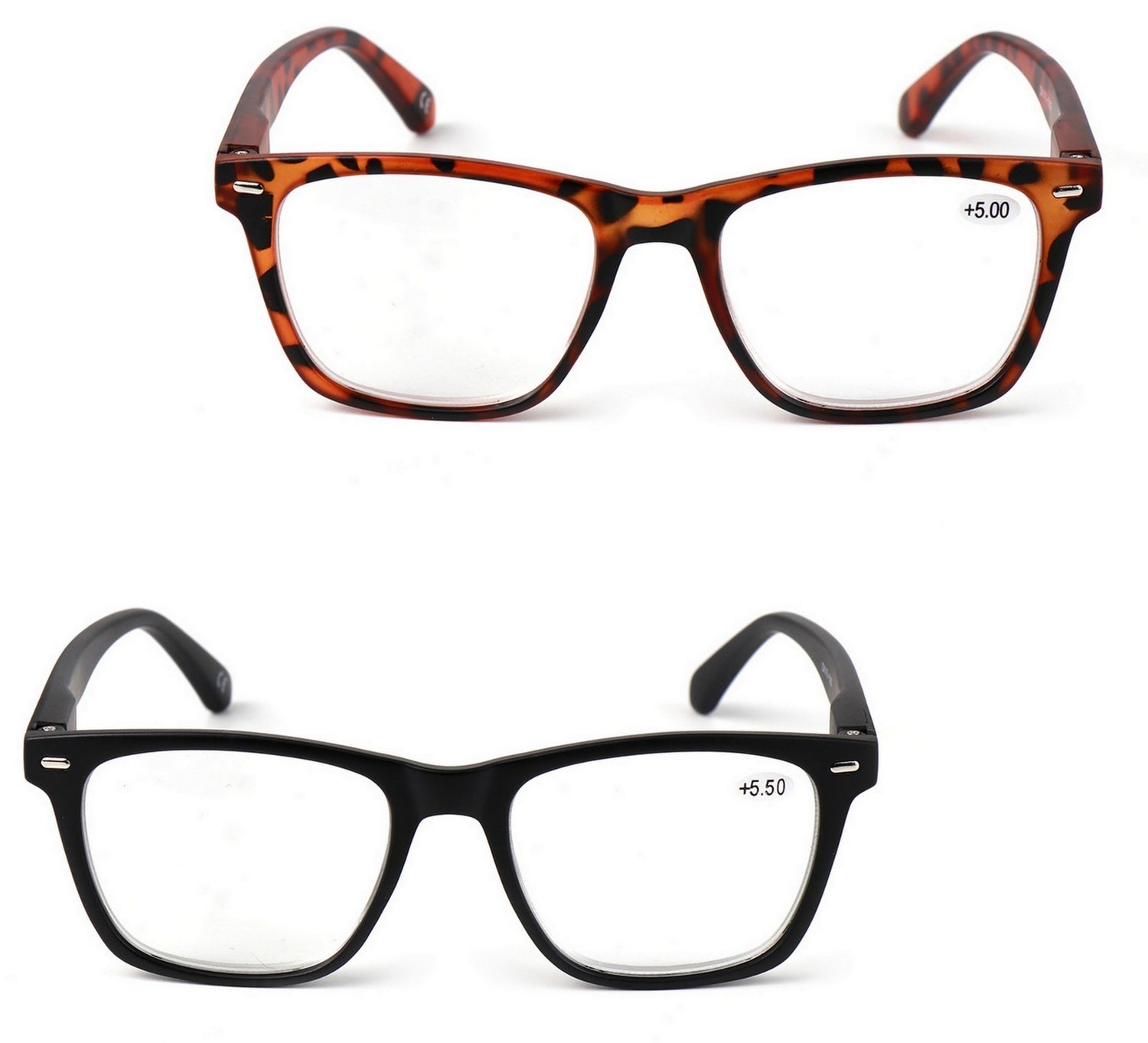 High Power Oval  Retro Reading Glasses Unisex+4.5+5.0+5.5+6.0+6.5+7.0 DX116