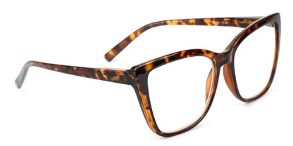 Cat Eye Funky Oversized Reading Glasses Woman with Spring Hinges 16 Colours DX88