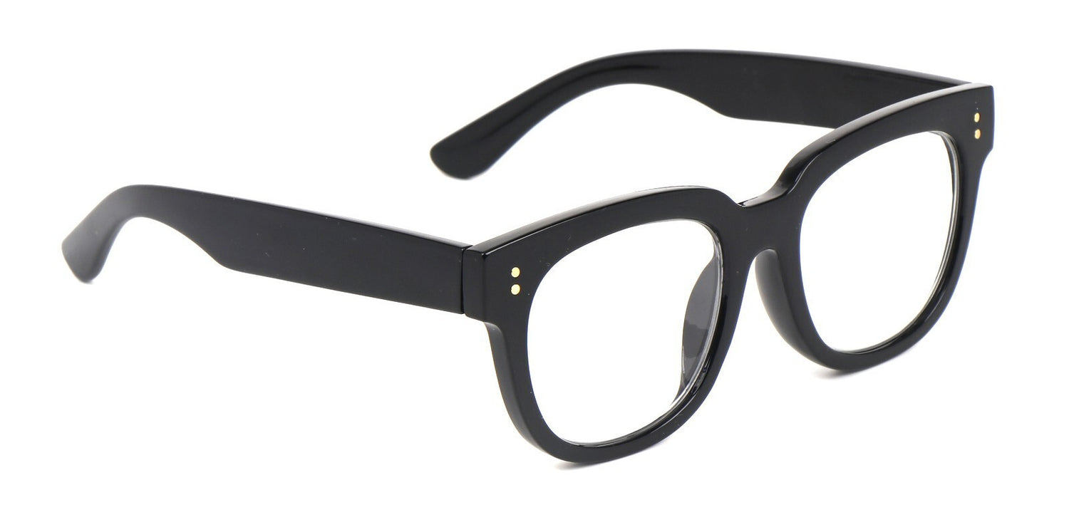 Fashion Oval Reading Glasses Anti Blue Light Retro Unisex Metal Hinges 2128