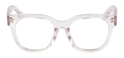 Fashion Oval Reading Glasses Anti Blue Light Retro Unisex Metal Hinges 2128