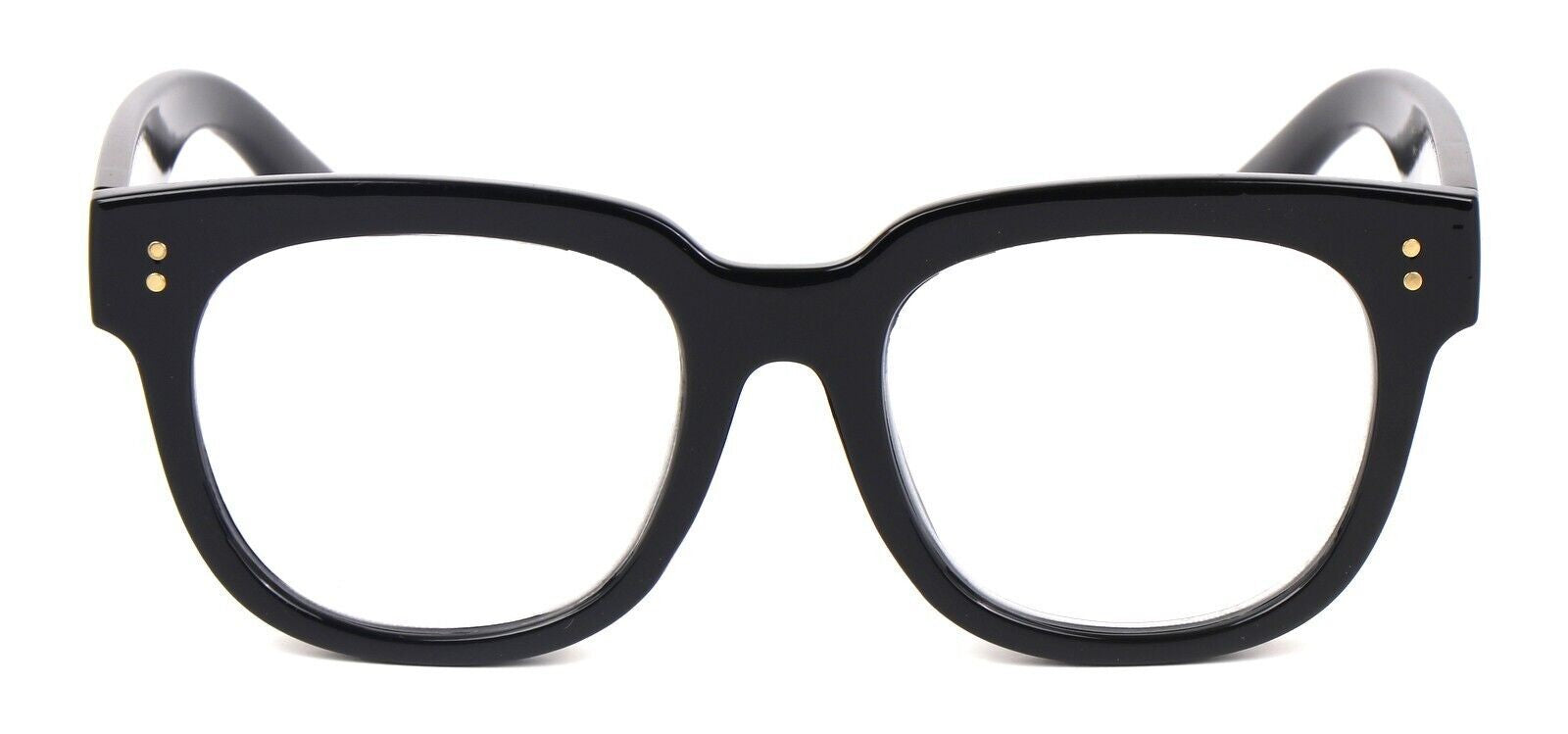 Fashion Oval Reading Glasses Anti Blue Light Retro Unisex Metal Hinges 2128