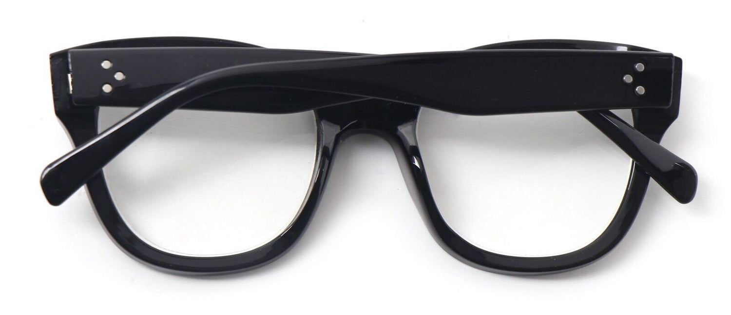 Stylish Oversized Retro Anti Blue Light Reading Glasses Unisex Metal Hinges 5037
