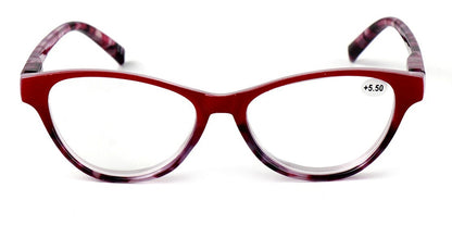Very High Power Cat Eye Retro Reading Glasses +4.5+5.0+5.5+6.0+6.5+7.0 DX117