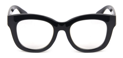 Oval Stylish Broad Framed Retro Reading Glasses Mens Womans Spring Hinges 2534