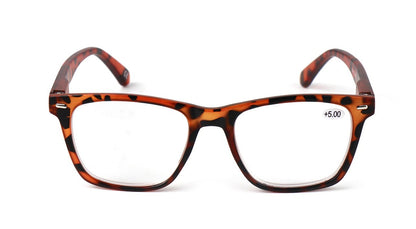 High Power Oval  Retro Reading Glasses Unisex+4.5+5.0+5.5+6.0+6.5+7.0 DX116